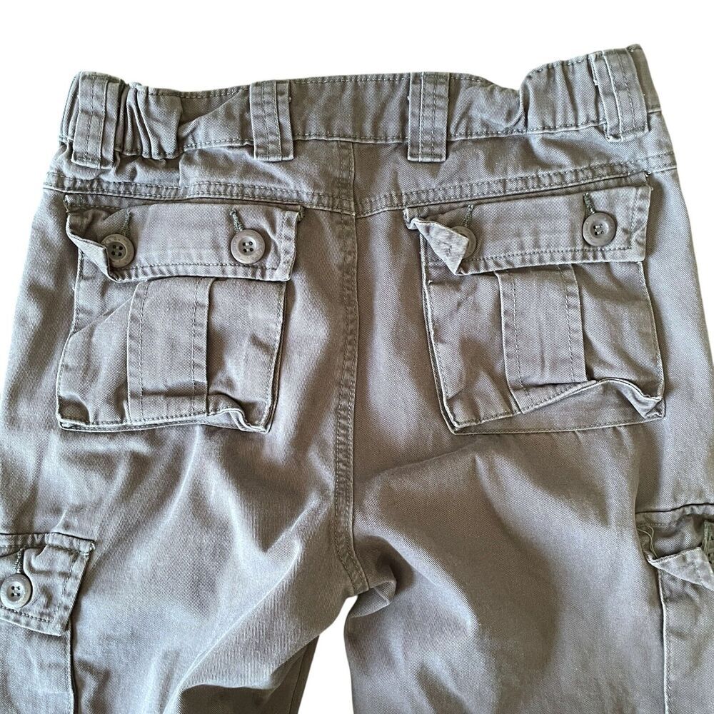 AKARMY Cargo Pants Womens 6 Gray Drawstring Ankle Baggy 90s Retro Street Grunge‎ - Picture 8 of 16